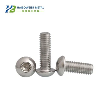 Heksagon socket Pan Head Titanium skruer